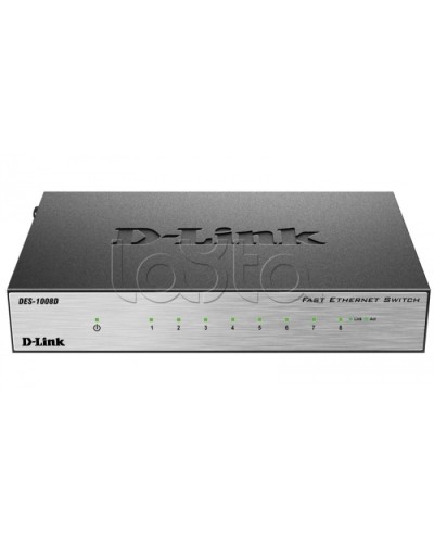 Коммутатор D-Link DES-1008D/L2B в Златоусте Коммутаторы Pintop.ru