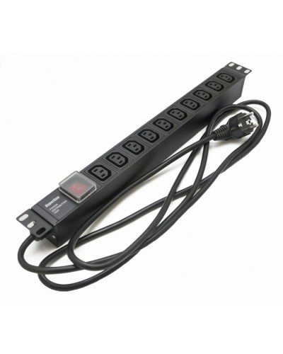 Блок розеток Hyperline SHE19-10IEC-S-2.5EU в Златоусте Блоки розеток Pintop.ru