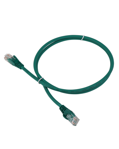 Патч-корд LANMASTER LSZH UTP кат.5e, 0.3 м, зеленый LANMASTER LAN-PC45/U5E-0.3-GN в Златоусте Патчкорды (медные) Pintop.ru
