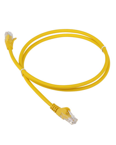 Патч-корд LANMASTER LSZH UTP кат.5e, 0.3 м, желтый LANMASTER LAN-PC45/U5E-0.3-YL в Златоусте Патчкорды (медные) Pintop.ru