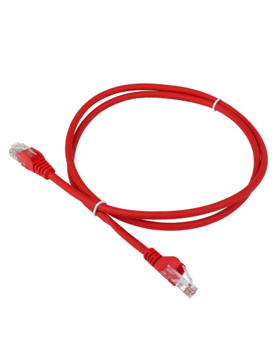 Патч-корд LANMASTER LSZH UTP кат.5e, 8.0 м, красный LANMASTER LAN-PC45/U5E-8.0-RD в Златоусте Патчкорды (медные) Pintop.ru