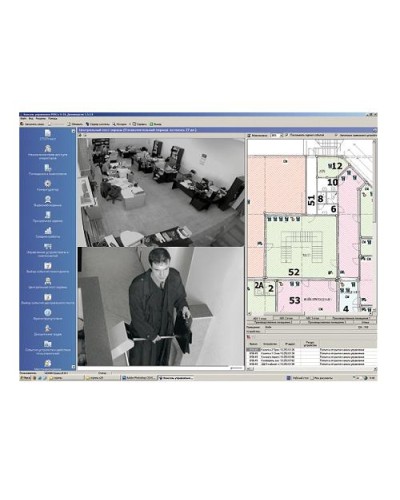 ПО Модуль Центральный пост PERCo-SM13 в Златоусте Сетевая СКУД Perco Pintop.ru